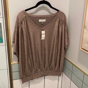 NWT Pilcro by Anthropologie shimmer top - Large